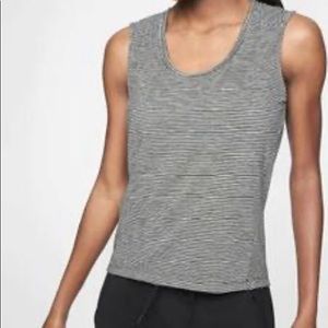 Athlete Breezy Striped Muscle Tank Top